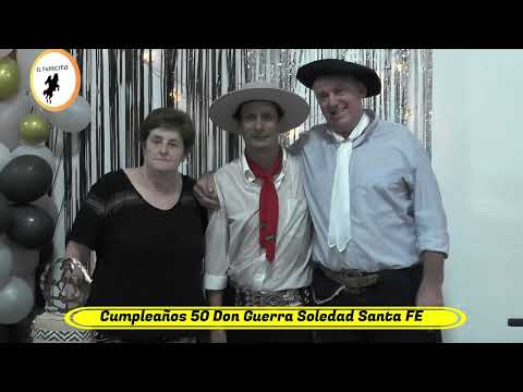 EL TAPECITO  Cumpleaños Hugo Guerra Soledad Santa FE