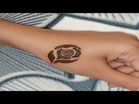 finger mehndi design ll Rose mehndi design for hand ll simple🌹Rose mehndi design
