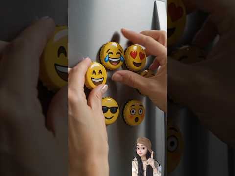 Gazoz kapağından magnet yapmayı deniyorum 😉  #kendinyap #diy