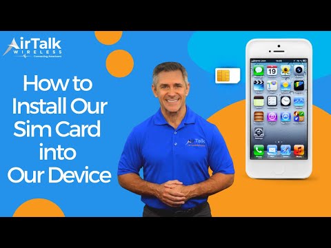 How to Install Our Sim Card into Our Device