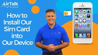 How to Install Our Sim Card into Our Device