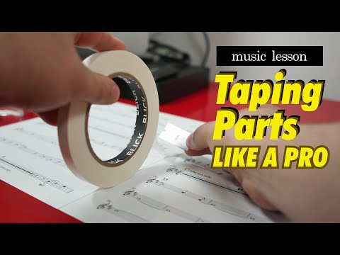 Taping Parts - Big Band Arranging SECRETS REVEALED