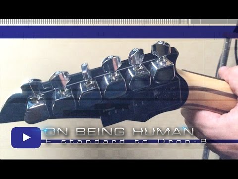 Standard tuning to Drop B in seconds