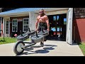 WORLD'S STRONGEST LIVESTREAMER DOES YARD WORKOUT
