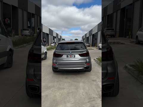 BMW X5 F15 xDrive50i custom exhaust + sound clip 🔥🔥🔥