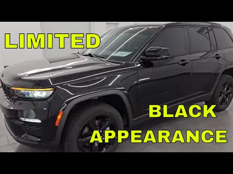 2022 JEEP GRAND CHEROKEE LIMITED BLACK APPEARANCE DIAMOND BLACK 4K WALKAROUND 14767Z SOLD!
