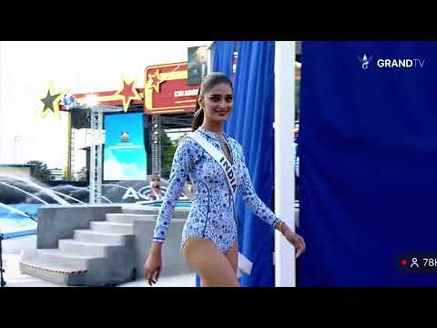 Manika Vishwakarma Swimsuit Performace at Miss Universe Swimsuit Presentation 