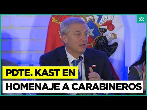 Kast participa en homenaje a mártires de Carabineros en Arauco: "Estos crímenes no quedan impunes"