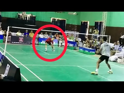Young Lakshya Sen's superb fight back at the national level final Badminton tournament