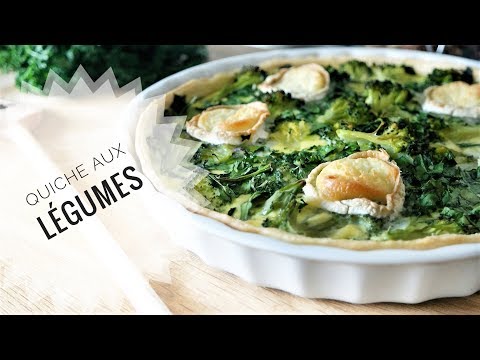 QUICHE AUX BROCOLIS ÉPINARDS CHÈVRE FACILE