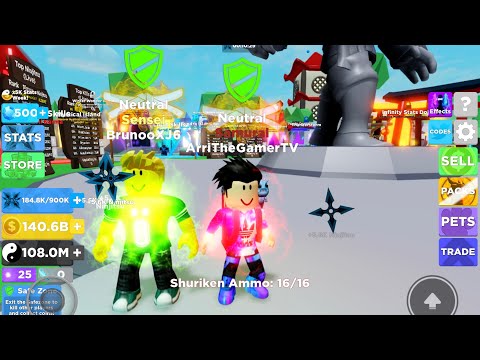 *NEW* ALL WORKING FREE CODES Ninja Legends by ‪@Scriptbloxian From NOOB to PRO using FREE CODES