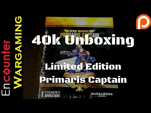 Unboxing & Rules Review - Limited Edition Primaris Captain with Power Fist