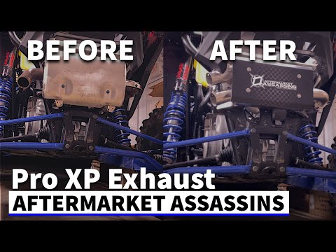 Polaris Pro XP - Aftermarket Assassins Exhaust - Before & After