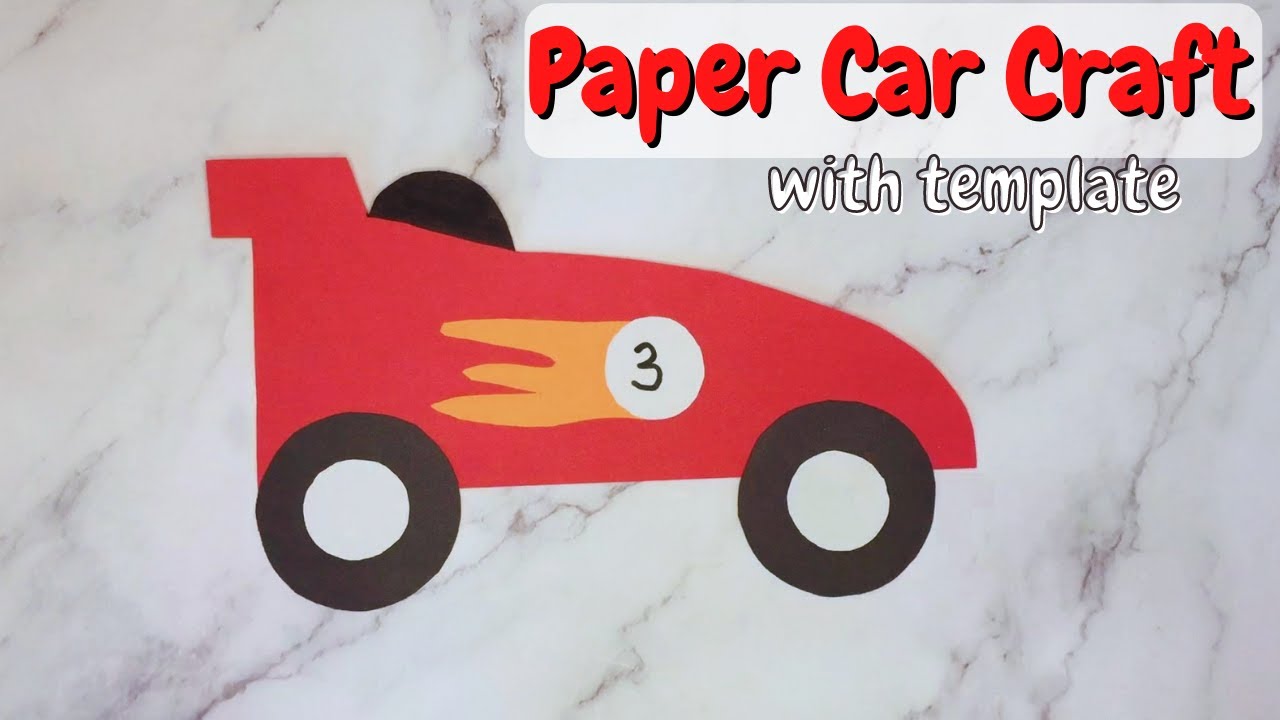 Preschool Car Craft (Free Template)