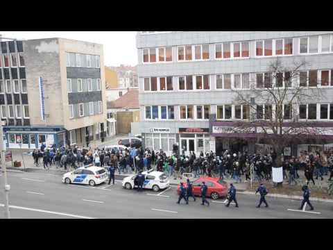 ZTE - UTE meccs előtt Armada vonulás... / 2017-02-11 /