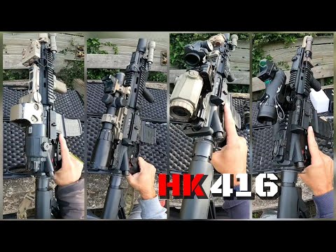 ✅️ VFC HK416 A5 GBB AIRSOFT GUN, 4 DIFFERENTS EXTERNAL BUILDS