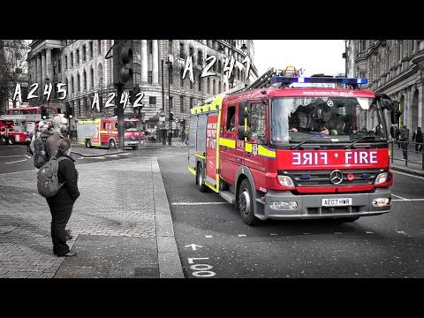 London Fire Brigade | Soho FULL HOUSE Response - A241 A242 A245