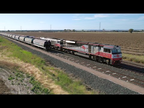 7922V SCT Dooen Container Train With SCT013 & CSR006 Cross A Grain Train (4/12/2023) - PoathTV