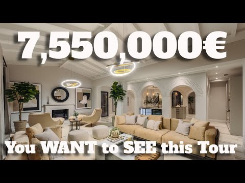 Luxury & Charming Spanish Villa TOUR in Gated Complex in Marbella Golden MIle