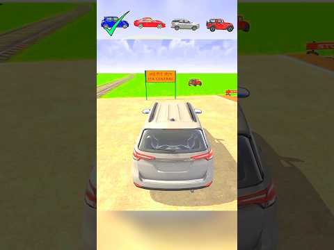 Indian theft auto simulator 💥 All car  ITA CENTRAL board  cross challenge 🤯 #shorts