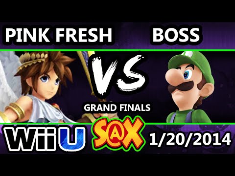 S@X - WS | Boss (Luigi) Vs. Pink Fresh (Pit) SSB4 Grand Finals - Smash 4