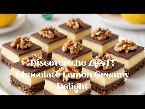 Discover the ZEST! Chocolate Lemon Creamy Delight