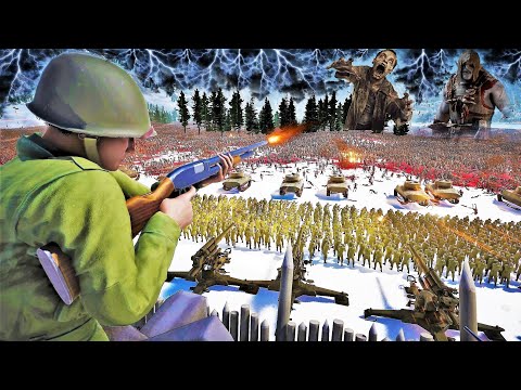 Tiny Wooden Fort Vs 2,000,000 Zombies & Orcs! - Ultimate Epic Battle Simulator 2 UEBS 2