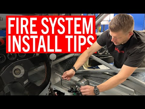 Race Car Fire Suppression System Install Tips