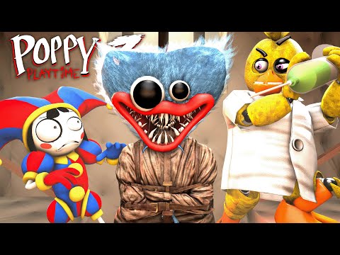 Monster Poppy School: (EPISODE 13) Huggy Wuggy's Brain Boost | CarMe