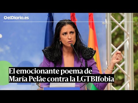 María Peláe recita contra la LGTBIfobia: "Ni un paso atrás, que son nuestras vidas"