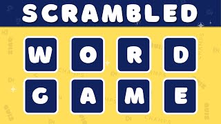 🧩 Scramble Word Challenge - Easy, Medium, Hard Levels! 🧠 Can You Unscramble These Words 🔠