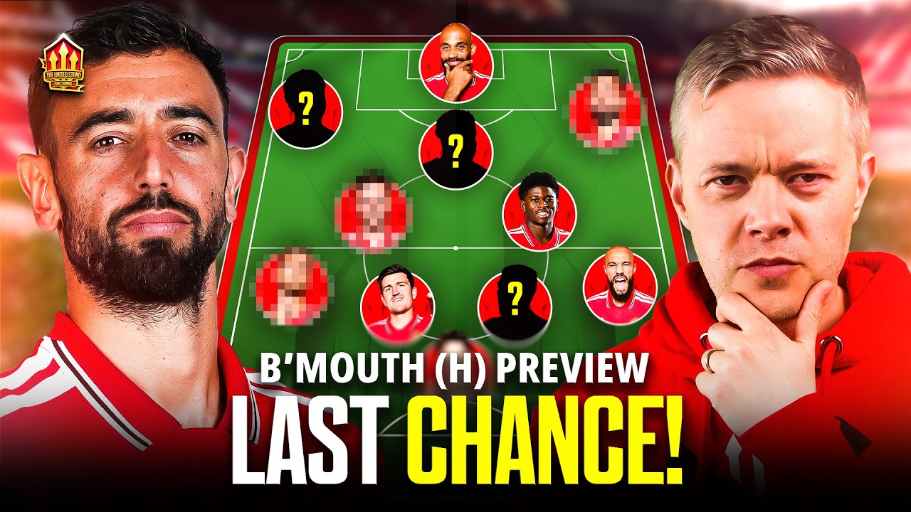 Bruno DROPPED! Man United vs Bournemouth Goldbridge Preview