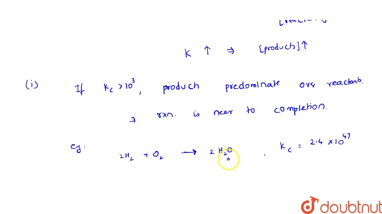 PREDICTING THE EXTENT OF A REACTION