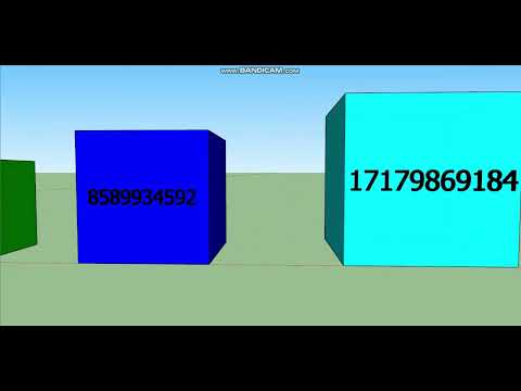 2048 Tiles in SketchUp Make 2017 (1 to 9007199254740992)