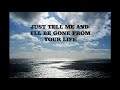 IF YOUR HEART ISN T IN IT W Lyrics