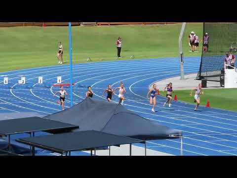Ht2. 100m U13 Girls, 2024 QLD Athletic Championships, QSAC 16 March 2024