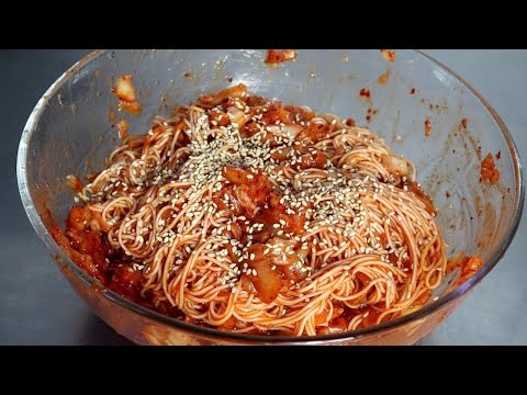 5분만에 만드는 호로록 비빔국수 이렇게 만들어 정말 맛있어요~