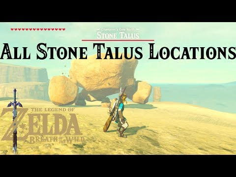 The Legend of Zelda : Breath of the Wild - All Stone Talus Locations