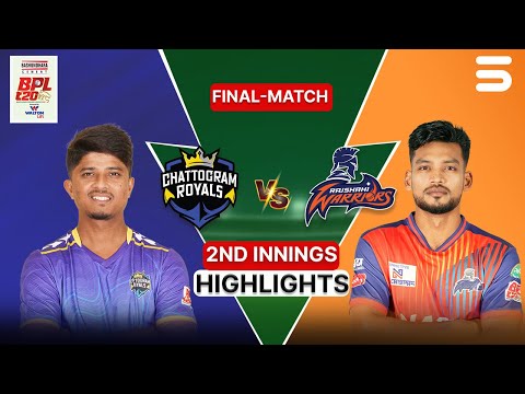 2nd Innings Highlights | Chattogram vs Rajshahi | Match 34 | FINAL | BPL 2026 | M3Z1K