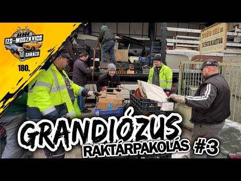 Garázs videó 180. - Grandiózus raktárkészlet 3. rész