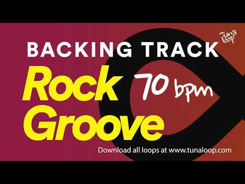 Rock Drum Groove 70 BPM | Drum Backing Track | Drum Loop