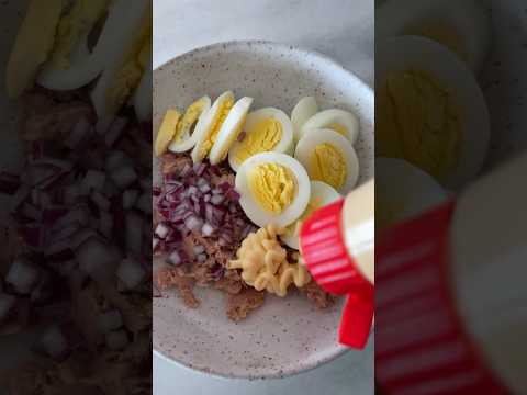 High Protein Tuna Egg Salad