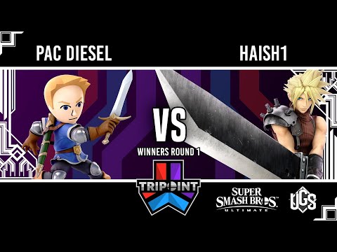 Tripoint Smash 151  -  Winners Round 1  -  Pac Diesel(Mii Swordfighter) Vs. Haish1(Cloud)