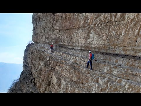 Via ferrata Gerardo Sega April 2022