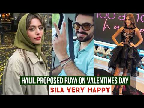 Halil Ibrahim Ceyhan Proposed Ruya Coric On Valentines Day !Sila Turkoglu Very Happy