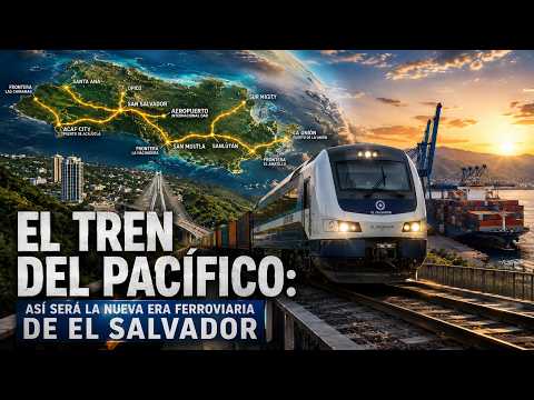 El Tren del Pacífico Así será la nueva era ferroviaria de El Salvador
