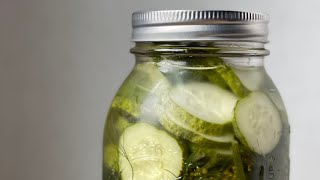Make garlic dill pickles ONE JAR AT A TIME!