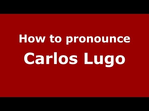 How to pronounce Carlos Lugo (Spanish/Argentina) - PronounceNames.com