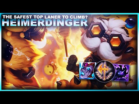 THE SAFEST TOP LANER TO CLIMB? HEIMERDINGER! | League of Legends