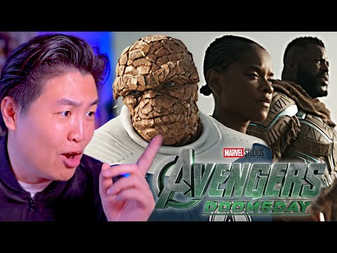 Avengers: Doomsday Black Panther & Fantastic Four Teaser Trailer!! [REACTION]